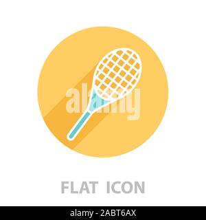 Tennisschläger Symbol. Vector Illustration Stock Vektor