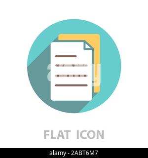 Hinweis Symbol Papier. Vector Illustration Stock Vektor