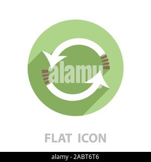 Rotation Pfeile Symbol Vektor illustration Stock Vektor