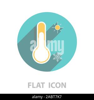 Thermometer Symbol, Vector Illustration Stock Vektor
