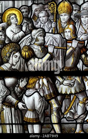 Die Basilika Notre Dame de Beaune. Saint Floscel. Beaune. Frankreich. Stockfoto