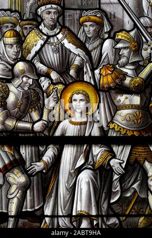 Die Basilika Notre Dame de Beaune. Saint Floscel. Beaune. Frankreich. Stockfoto