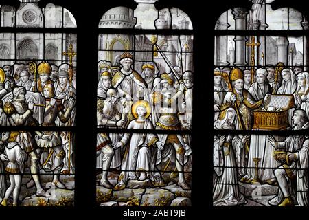 Die Basilika Notre Dame de Beaune. Beaune. Frankreich. Stockfoto