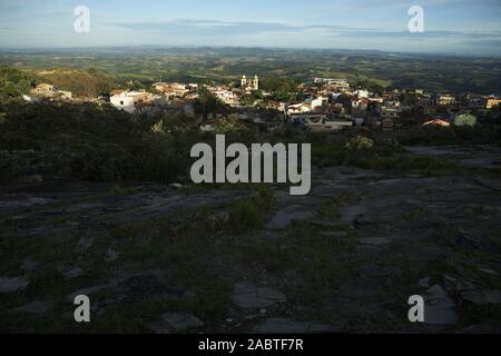 São Thomé das Letras, Stadt in den Bergen in Brasilien Stockfoto