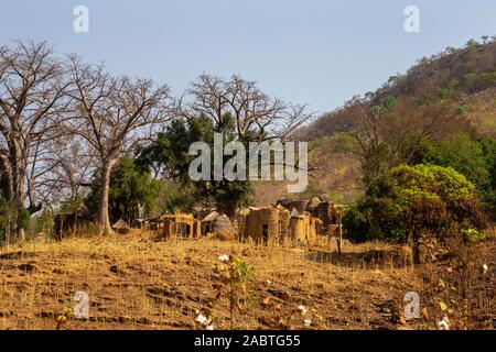 Koutammakou Dorf im Norden von Togo. Stockfoto