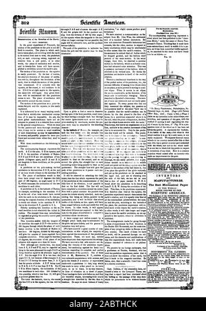 Südlichen und westlichen Geld an Gleichheit für Abonnements genommen. Der fünfte Band der Montero Amerikanischen. Es ist Preis 75 Staffeln. AVN ERFINDER, Scientific American, 1851-06-14 Stockfoto