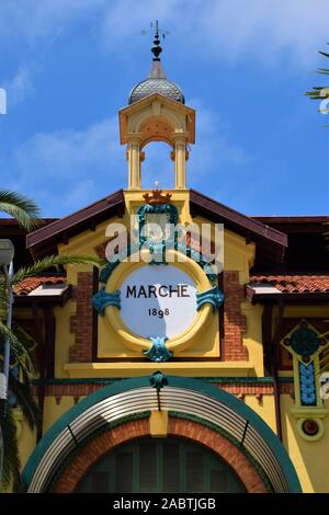 Marken des Halles, Menton, Südfrankreich Stockfoto