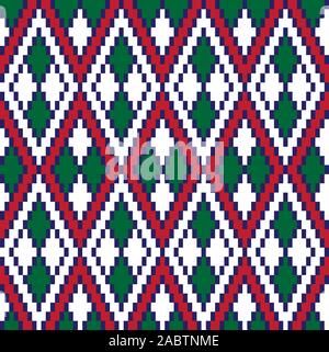 Klassische Argyle nahtlose Muster - Dies ist ein klassisches Argyle, rautenförmigen Muster geeignet für Website Ressourcen, Grafik, Print Design, Mode Stockfoto