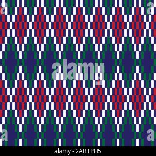 Klassische Argyle nahtlose Muster - Dies ist ein klassisches Argyle, rautenförmigen Muster geeignet für Website Ressourcen, Grafik, Print Design, Mode Stockfoto