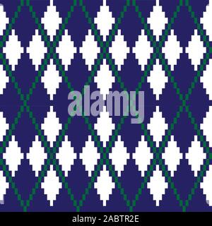 Klassische Argyle nahtlose Muster - Dies ist ein klassisches Argyle, rautenförmigen Muster geeignet für Website Ressourcen, Grafik, Print Design, Mode Stockfoto