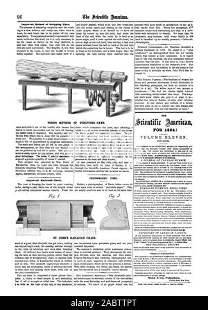 96 Verbesserte Methode Abisolieren von Zuckerrohr. Der TES TODD METHODE verbesserten Eisenbahn Stuhl. Abisolieren von Zuckerrohr. Für 1864! Die Art in der Welt. In commen Perücke Die nellevolume der Veröffentlichen ers Wunsch spezielle attscsdon zu MS ANSPRÜCHE VON TH3 MANN PHISCH VON JOHN A. akar di ORM zu nennen. ST. JOHN'S RAILROAD STUHL., Scientific American, 64-08-06 Stockfoto