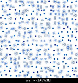 Kreis mit hell-blau geometrische Formen Stockfoto