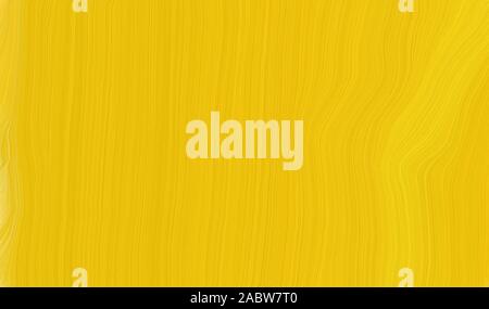 Moderne soft Swirl wellen Hintergrund Design mit Bernstein, Gold und Pastell Farbe orange. Stockfoto