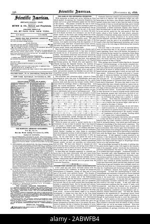 Veröffentlicht wöchentlich an Nr. 87 PARK ROW NEW YORK. Bedingungen für den Scientific American. Club Preise. Scientific American Supplement. Begriffe. Inhalt. (Illustrierte Artikel sind mit einem Sternchen gekennzeichnet.) DER SCIENTIFIC AMERICAN SUPPLEMENT. Die scientine Amerikanischen Ergänzung Adresse auf Erhalt von 10 Cent. Die in der Nähe von Centennial Exhibition. 0 ID INTERMITTIERENDE DATENSÄTZE UND DEREN INTERPRETATION rientifir intim, 1876-11-25 Stockfoto