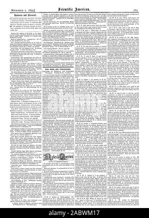 Neue BÜCHER UND PUBLIKATIONEN., Scientific American, 1879-11-01 Stockfoto