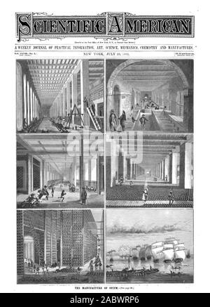 Bei der Post von New York eingetragen. N.Y. als zweiter Klasse Sache.], Scientific American, 1882-07-29 Stockfoto