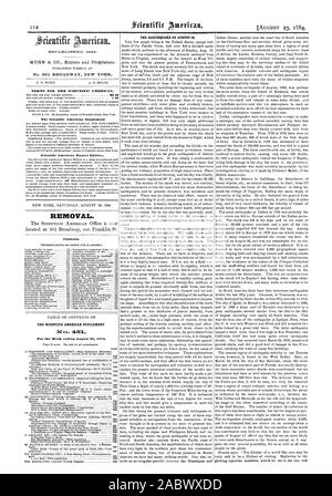 Veröffentlicht wöchentlich an Nr. 361 BROADWAY NEW YORK. 0. D. MUNN. A. E. STRAND. Bedingungen für den Scientific American. Ergänzung der Scientific American Scientific American Export Edition. Ausbau. Inhalt. (Illustrierte Artikel sind mit einem Sternchen gekennzeichnet.) DER SCIENTIFIC AMERICAN SUPPLEMENT 403. Für die Woche zum 28. August 1884 endet. Preis 10 Cent für Verkauf durch alle newsdealers Mons 7201 das Erdbeben vom 10. August, 1884-08-23 Stockfoto