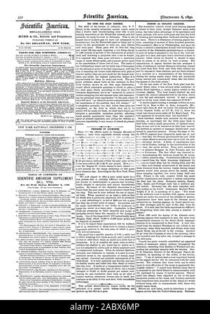 AMEN. MUNN & Co. Herausgeber und Eigentümer. Nr. 361 BROADWAY NEW YORK. Bedingungen für den Scientific American. 1 50 Die Scientific American Supplement Gebäude Edition. Spanische Ausgabe des Scientific American. Inhalt. SCIENTIFIC AMERICAN SUPPLEMENT GROSSE PISTOLEN FÜR KÜSTE die Verteidigung. Tauben als VERSAND TRÄGER., 1890-12-06 Stockfoto