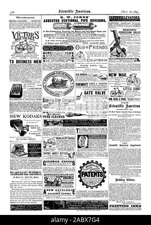 & Co (Ltd.). Beaver Falls PA. vor kurzem veröffentlicht. 77 Franklin St. BOSTON. Schieber 15-17 E. 8 St. Cincinnati 0. 9 OverLieements. rICTORS T eine ROSTON. WARRINGTON. DENVER. SAN FRANCISCO. Zu den BUSINESS MÄNNER FILZ & TARRANT MEG. Co.62-66 Illinois St. Chicago. Neue kodaks Sieben neue Stile und. Größen alle geladenen mit transparenten Folien. Die EASTMAN COMPANY NICKEL 95 MILCH ST. BOSTON, Mass. Neu CATALOCU - 0 E MUNN ar CO 361 Broadway New York. Krämer & Taylor's CO KESSEL PATENT JACKE WASSERKOCHER Plain oder Porzellan gesäumt. Cushman Chuck Co Hartford Anschl. COLEIMB 1 ALS DAS WUNDERBARE MAGIE POCKETSAVINGS BANK Stockfoto