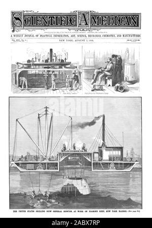 Eine wöchentliche Zeitschrift für PRAKTISCHE INFORMATIONEN KUNST WISSENSCHAFT MECHANIK CHEMIE UND PRODUZIERT., Scientific American, 1891-08-01 Stockfoto