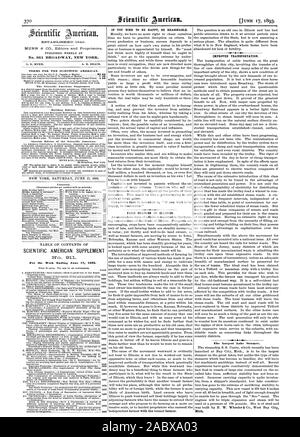 Veröffentlicht wöchentlich an Nr. 361 BROADWAY NEW YORK. 0. D. MUNN. A. E. STRAND. Bedingungen für den Scientific American. Der Scientific American Supplement Gebäude Edition. Die Architekten und Bauherren EDITION DES WISSENSCHAFTLICHEN AMERI Spanische Ausgabe des Scientific American. Inhalt. SCIENTIFIC AMERICAN SUPPLEMENT 1. 9. Für die Woche endet am 17. Juni 1893. Seite wenn Sie werden zufrieden sein. Bauernhof ÄNDERUNGEN IN ILLINOIS. Verbesserte Transport. Vb ich Der grösste See die Dampfeinheit ein. Mich., 1893-06-17 Stockfoto