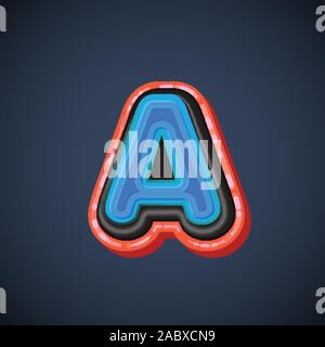 Komische Zeichen, Vektor Stock Vektor