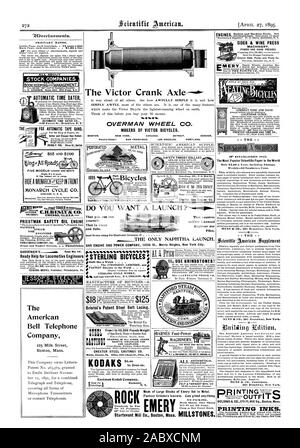 Die Victor Kurbel OVERMAN RAD C HERSTELLER VON VICTOR Fahrräder. BOSTON. NEW YORK. CHICAGO. DETROIT. DENVER. Metall FERFORATED GradeiBcycles CashBuyers' Union 162 W. VanBuren Str. 8 flI Chicag MÖCHTEN SIE STARTEN?-STERLING Fahrräder gebaut wie eine Uhr. . . . . . . Die stärkste leichteste und STERLING ZYKLUS FUNKTIONIERT AUTO KUPPLUNGEN. CHESTER STAHLGUSS CO. Arbeitet Chester PA. Office 409 Bibliothek St. Phila. Pa KODAKS $ 6,00 bis $ loo. 00. Eastman Kodak Company ZCatalouge.2 N.Y., dass Sie laufen. Das ist sauber und sicher. Techniker und Piloten. Die einzige NAPHTHA STARTEN. GAS MOTOR UND DIE FIRMA 185 St Stockfoto