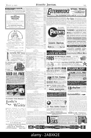 Andwewillshow yen POVAL SIANUFACTURINO CO-Feld I HETKOIT. 30. Automobile & - aDaySure UNIONMODEL arbeitet sie unter hohem Druck stehen. rine Engine. 74 MRPS. Eine der besten Genpral Werbemittel L. ESL.IE INEEKL. lf BELTING verschiedener Stile AUFZÜGE FÖRDERANLAGEN C 0. Fördertechnische Anlagen. Die JEFFREY MANUFACTURING CO "COLUMBUS 0. Vorsehung BRECHUNGSINDEX 361 BROADWAY NEW YORK IICKERIIAN'S SIND CUARARTE D. r, Scientific American, 1900-03-03 Stockfoto