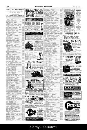 AUTO ERZIEHER': $ 2. HOMAN'S AUTOMOBILE BELIEBTE EDITION. THEO. AUDEL & Co. Pub. 63 5 Av. New York REIBUNG DIS 1 Bohrer für leichte Arbeiten. Durch die für feine präzise Arbeit SENECA FALLS MFG. Co.695 Water Street Drehmaschinen "Mitgestalter" SLOTKIN & PRAGLIN210A Canal St. New York. Gasmotor entzünden Preis 615.00 6 H. S. MOTOR $ 185,00 SPAREN SIE KRAFTSTOFF 'Perfektion' GAS MOTOR ANZÜNDER Preis Bürsten von Kohlenstoff oder gewebtem Draht. Kommutator leicht ible fr m Oben. Spezielle Preise für Mengen. Für Katalog Der dynamos Gasmotoren senden. CASTIN etc. L. W. Gillesple Co.224 E. 4. Straße marion Indiana POTTERS Stockfoto