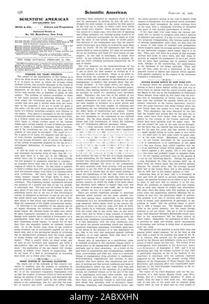 SCIENTIFIC AMERICAN gegründet 1845 MVNN & Co. Herausgeber und Eigentümer wöchentlich an Nr. 361 Broa. dwa veröffentlicht. y. New York Turbinen für TRAMP Dampfer. 0 I 0 8 0 3 MONATE VON RAILROAD SCHLACHTUNG. Zukunft der WASSERVERSORGUNG VON NEW YORK CITY., 1905-02-25 Stockfoto