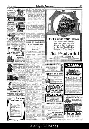 Jeder Oas Motor Benutzer sehen, die IHR TICKET ÜBER DIE LIEST! NICKEL PLATE ROAD ORIGINAL BARNES W. F. & JNO. BARNES CO. Wolverine selbst starten und die Umkehrung der Benzin Schiffsmotoren WOLVERINE MOTOR WORKS Grand Rapids Michigan US A. Die richtige Art von einem Motor BUFFALO MOTOR CO. mfrs. Eine GOOK) INVESTITIONEN FERNSCHREIBER. iaeogwzdatz SPRACHEN DRUCKEREI Wie zu erhöhen und die persönliche Will Scientific American 1 im Es TooP: Zähler Broschüre kostenlos VEEDER MFG. Co.Hartford Anschl. Die Seneca Falls M'f'g Co Preis 1,00 $ B.F. BARNES WERKZEUGMASCHINEN B F BARNES CO-Rockford. Iii. INDEX VON ERFINDUNGEN Für Stockfoto