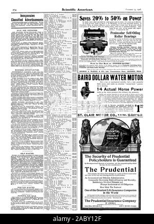 Speichert 2096 zu 50 % auf der Halbinsel Selbst = Beölungsrolle Lager UNSERE GARANTIE: Ohne zu wissen, alles was über babbitted Lager zu 10 Prozent sparen. von ihrem Self-Oiling Rollenlager. Schreiben Sie für unser Buch über 'Energiesparmodus' Halbinsel Seif-Oiling Rollenlager. GEORGE A. MeKEEL 41 Co.Ltd. Getriebe Abt. JACKSON 23.38.39. BAIRD DOLLAR WASSER MOTOR Preis der Motor bereit zum Anhängen an Wasserhahn vorsichtig in den ordentlichen Box verpackt und geliefert Unternehmen für den Versand nur auszudrücken) hat die Sicherheit der aufsichtsrechtlichen Versicherungsnehmer eine der größten Lebensversicherer in gewährleistet ist Stockfoto