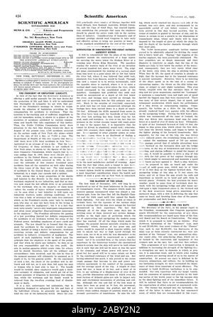 SCIENTIFIC AMERICAN gegründet 1845 MUNN 6. Co.Herausgeber und Eigentümer Publlshed wöchentlich an Nr. 361 Broladwe. y. New York 361 Broadway New York 361 Broadway New York DER PRÄSIDENT AUF DIE ARBEITGEBER DIE HAFTUNG. Schwierigkeiten beim Bau der großen CATSKILL AQUÄDUKT SIPHON. Die BEHERRSCHUNG DER OZEAN. Neue SCHIFFE FÜR DIE MARINE., 1907-12-21 vorgeschlagen Stockfoto