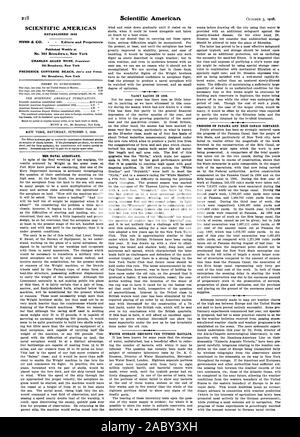 SCIENTIFIC AMERICAN Weekly an Nr. 361 Broadway veröffentlicht. New York 361 Broadway New York 361 Broadway New York, 1908-10-03 Stockfoto