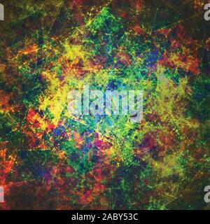 Abstrakte polygonalen bunten Hintergrund mit angeschlossenen Punkte und Linien, Struktur, futuristische hud Hintergrund, Vector Illustration Stock Vektor