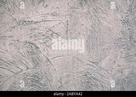 Grau Textur Hintergrund. Verputzte Wand. Zement Wand haben Sie Platz für Text. Textur von Grunge Putz an der Wand. Stockfoto
