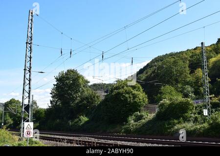 Mittelrheintal im Sommer 2019 Stockfoto