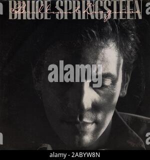 Brillante Verkleiden - Bruce Springsteen - Vintage Vinyl Album Cover Stockfoto