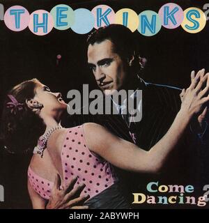 The Kinks - Come Dancing - Vintage Vinyl Album Cover Stockfoto