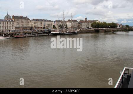 Loire in Nantes (Frankreich) Stockfoto