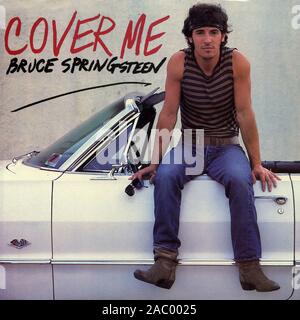 Bruce Springsteen - Cover Me - Vintage Vinyl Album Cover Stockfoto