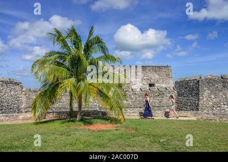 Festung San Felipe Bacalar, Quintana Roo, Mexiko Stockfoto