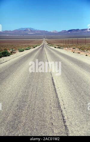 Straße im Death Valley Nevada USA Stockfoto