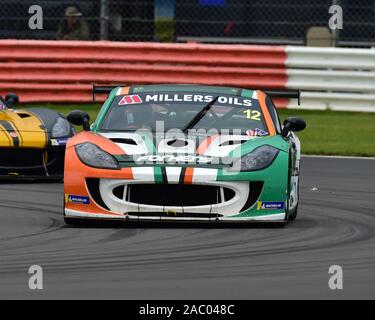 Reece Somerfield, Ginetta G55, Ford GT4 SuperCup, BTCC Silverstone, Sonntag, 29 September, 2019, Autosport, British Touring Car Championship, BTCC Stockfoto