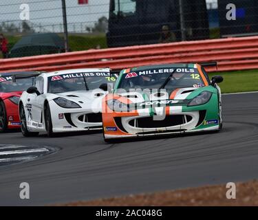 Reece Somerfield, Ginetta G55, Ford GT4 SuperCup, BTCC Silverstone, Sonntag, 29 September, 2019, Autosport, British Touring Car Championship, BTCC Stockfoto