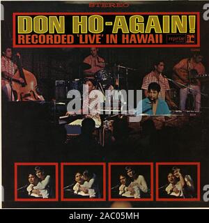 Don Ho - wieder! - Vintage Vinyl Album Cover Stockfoto