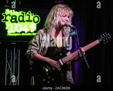 BALA CYNWYD, PA, USA - Oktober 09, 2019: Britische Singer-Songwriter LION Besuche Radio 104.5 Performance Theater. Stockfoto