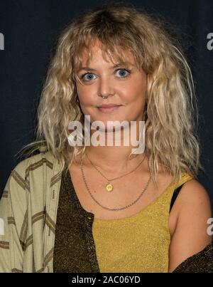 BALA CYNWYD, PA, USA - Oktober 09, 2019: Britische Singer-Songwriter LION Besuche Radio 104.5 Performance Theater. Stockfoto