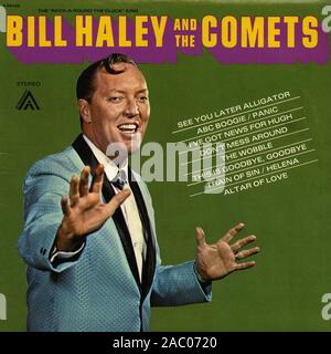 Bill Haley und die Kometen - Vintage Vinyl Album Cover Stockfoto