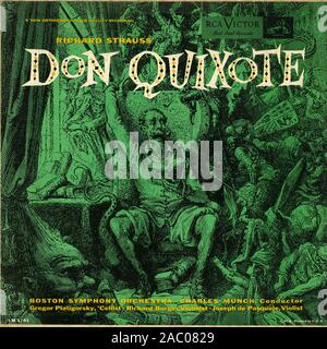 Don Quixote - Vintage Vinyl Album Cover Stockfoto